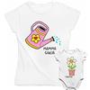 bubbleshirt Coppia T-Shirt Mamma e Body Neonato Abbinati - Idea Regalo per la Festa della Mamma