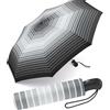 Esprit Ombrello tascabile Easymatic Light Gradient Stripes, Nero, 97 cm