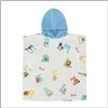Gabel ACCAPPATOIO PONCHO ALFABETO COTONE IDROFILO TRUDI - AZZURRO CHIARO