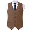 Oralidera Gilet da Abito da Uomo Formale da Cerimonia Nuziale da Uomo Slim Fit Gilet a Spina di Pesce Abito Abito Gilet
