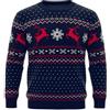 Bresdk Maglione Natalizio Uomo Pullover Invernale Maglioni Natalizi Coppia | Girocollo