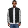 Urban Classics 2-Tone College Uomo Giacca in stile College nero/bianco Regular
