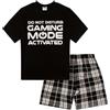 thepyjamafactory Ragazzi Do Not Disturb Gaming Mode Activated Corto Cotone Pigiama