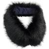 Modelshow Donna Artificiale Pelliccia Ecologica Collare smontabile Fazzoletto da Collo Staccabile Collo Scaldino Collare per Cappotti Scialle Inverno