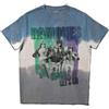 Ramones T Shirt Hey Ho Retro Band Logo Nuovo Ufficiale Unisex Dip Dye Blu