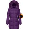 Tuopuda Cappotto Giubbotto Donna Invernale Giacca Cappotti Imbottita Caldo Parka Slim Fit Felpa con Cappuccio in Pelliccia Staccabile Giacche Trapuntato Giaccone Outdoor
