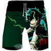 WANHONGYUE Anime My Hero Academia Pantaloncini da Spiaggia Uomo 3D Stampato Beach Board Shorts