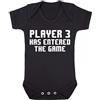 Reality Glitch Player 3 Has Entered The Game Baby Grow Tutina, Black, 0-3 Months Bimbo