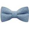 King & Priory Papillon Azzurro Cielo con Disegno a Spina di Pesce