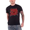 Morbid Angel Uomo T Shirt nero Thy Kingdom Come band logo Ufficiale