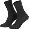 Piarini - 8 paia di calze unisex senza elastico - vestibilità comoda - elastan e fascia comfort in piqué