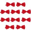 DonDon Set da 10 papillon da uomo 12 x 6 cm già legato e infinitamente regolabile