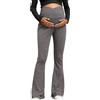 Luadnysin Leggins Premaman Donna Leggings Pantaloni Modellante Yoga Contenitivo Gravidanza per Allattamento Elegante Post Parto Abbigliamento Larghi Cotone Guaina con