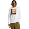 Timberland Stack Logo Long Sleeve T-Shirt Maniche Lunghe Colorate Uomo (Pacco da 1)