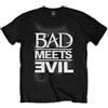 Rock Off officially licensed products Bad Meets Evil Logo T Shirt