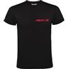 4people Maglietta nera da uomo Mazda MX-5 - Logo rosso, 100% cotone, 165 g/m² - Taglie S-XXL