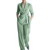 Vhersily Tailleur Pantalone Donna Eleganti Completo Giacca Blazer e Pantaloni Lunghi con Cintura 2 Pezzi Slim Fit Curvy Completi Streetwear Elegante da Ufficio per Business Matrimoni Cerimonia