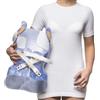 Ortho-T Maglietta Sottobusto, Maglia Intima per Busto o Corsetto Ortopedico Correttivo Antibatterica e Traspirante, Senza Cuciture su Fianchi e Spalle, Bianco, Taglia XXS