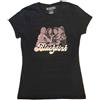 BLACKPINK T Shirt Band Photo Nuovo Ufficiale da Donna Skinny Fit Nero
