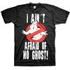Ghostbusters Licenza Ufficiale Ain´t Afraid of No Ghost Maglietta Uomo Mezze Maniche (Nera)