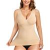 Gotoly Shapewear - Canottiera contenitiva da donna, contenitiva, senza cuciture, con scollo a V