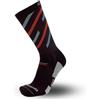 Oxeego Calze Running a Compressione, Termiche, Ossigenanti e Antibatteriche - Calzini Rinforzati da Corsa su Strada e Terreni Misti (Stripes)