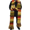 Doctor Who Sciarpa originale BBC LOVARZI - Sciarpa 18ft del 4°Dottore stagione 16 e 17 | Fedele alle Stagioni Originali, Fornita con Pratica Custodia, Gadget Ufficiale per Whovian