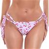 RELLECIGA Moda Mare Donna Slip Bikini Tanga Regolabile Lacci Thong Bottom