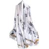 WEIGEER Silk Scarf Women Sciarpa di seta da donna, scialle fazzoletto per lunga sciarpa leggera, da spiaggia, cintura vintage scialle Christmas Decorations Scarf Belt Butterfly Shawl