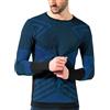 Risalti Maglia Termica Uomo Manica Lunga Energy - Maglia Tecnica Uomo Traspirante, Intimo Termico Senza Cuciture