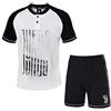 JUVE PLANETEX Pigiama Homewear Uomo Juventus Prodotto Ufficiale Cotone Art.14076 (Black - S / 46)