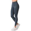 Risalti Leggins Donna Vita Alta Costina Seamless in Microfibra Ilena | Pantaloni Sportivi Elasticizzati Senza Cuciture, Leggings Palestra, Yoga, Pilates, Abbigliamento Fitness, Made in Italy