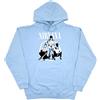 Nirvana Felpa con Cappuccio Trapper Hat Photo Nuovo Ufficiale Unisex Light Blu