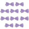 DonDon Set da 10 papillon da uomo 12 x 6 cm già legato e infinitamente regolabile