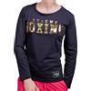 XTREME BOXING - T-Shirt Manica Lunga Donna in Cotone, Ideale per Palestra, Allenamento, Fitness, Boxe, Yoga e Tempo Libero, Colori Assortiti XMD900