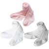 XPXGMT XPX Garment 3 Paia Collant per Ragazze e calzamaglie Cotone Leggings Pantyhose Gambali Calze Maglia Elastica 0-5 Anni