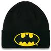 Logoshirt Berretto Batman Logo - Capello DC Comics - Il Supereroe - Ricamato - Beanie Originale Nero - Design Originale Concesso su Licenza