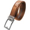 Navigare SET REGALO Cintura In Pelle Con Fibbia Automatica - Regolazione Senza Fori - Confezione Elegante, Ideale Regalo Per Uomo, Perfetta Per Look Casual, Formali