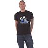 Rock Off officially licensed products Pink Floyd T Shirt Dark Side of The Moon 50 Years Melting Clocks Ufficiale