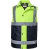 Oralidera Gilet Imbottito di Sicurezza Riflettente da Uomo Gilet di Sicurezza ad alta visibilitá Invernale Giubbotto Smanicato Catarifrangente