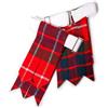 BELGLY Calze da kilt da uomo, con fibbie regolabili, tinta unita e tartan, giarrettiera in lana acrilica a punta