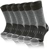 sesto senso Unisex Calze Trekking Tutto l'anno Lana Ioni Argento