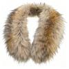 Modelshow Donna Artificiale Pelliccia Ecologica Collare smontabile Fazzoletto da Collo Staccabile Collo Scaldino Collare per Cappotti Scialle Inverno