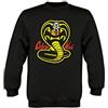 Social Crazy Felpa Girocollo Bambino Ragazzo Basic Top qualità Top vestibilità - Cobra Kai Karate - novità Fashion Divertenti Humor Made in Italy