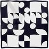 LumiSyne Sciarpe Di Seta Donna Piccolo Foulard Quadrata Stampa Cartoon Colorata Motivo Geometrico Fiore Leggera Raso Sciarpa Per Testa Fazzoletto Da Collo Bandane Copricapo Fascia Per Capelli 53×53cm