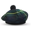 YAS Designer YAS Cappello scozzese Tam o' Shanter Tammy Jimmy cappello piatto in molti tartan