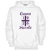 Settantallora Felpa Unisex con Cappuccio Viola - Felpa Fiorentina Calcio in Cotone Felpato Garzato - Maglia Invernale Morbida Regular Fit per Uomo e Donna, Sport e Tempo Libero