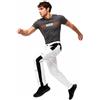 strongAnt® - Pantaloni Elastici da Lavoro Bianco - Pantaloni Pittore Stuckateur Addetto alle Pulizie, Tasca per Ginocchiere, Cerniera Lampo e Bottone in Metallo - KERMEN - Fatto nell'UE