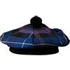 YAS Designer YAS Cappello scozzese Tam o' Shanter Tammy Jimmy cappello piatto in molti tartan