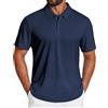 COOFANDY Polo Uomo Estate Sport Maniche Corte Polo Tinta Unita Slim Fit Golf Polo T-Shirt